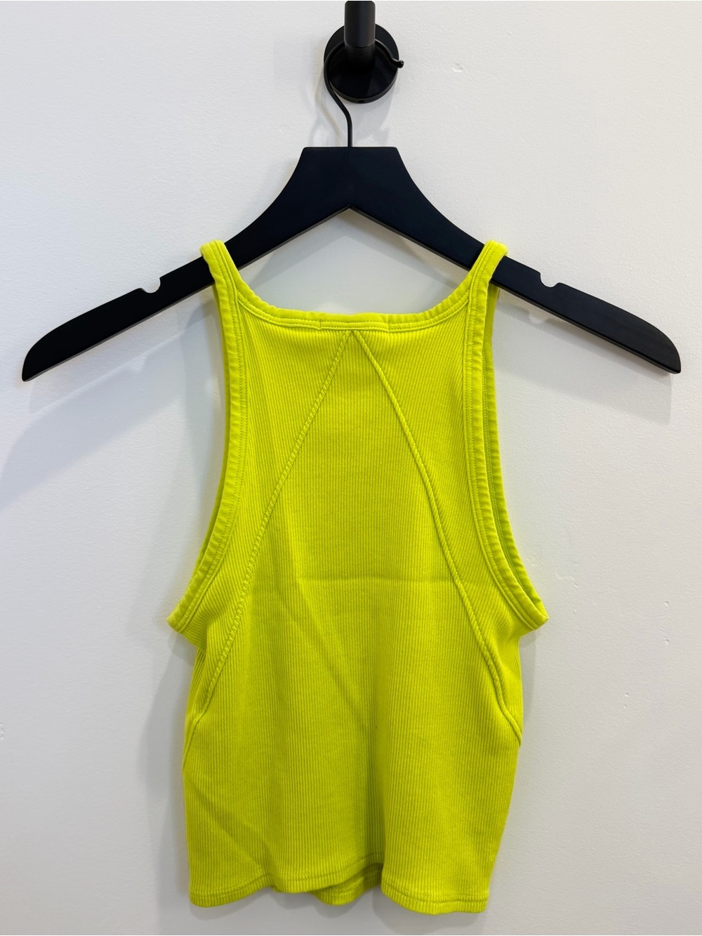 rag & bone Neon Lime Ribbed Tank - Picture 4 of 4